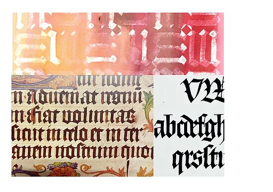 Kalligrafie - Textura