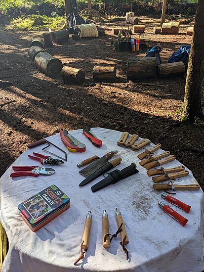 Vater-Kind-Schnitzkurs