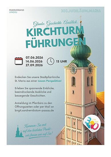 Kirchturmführung Stadtpfarrkirche St. Maria