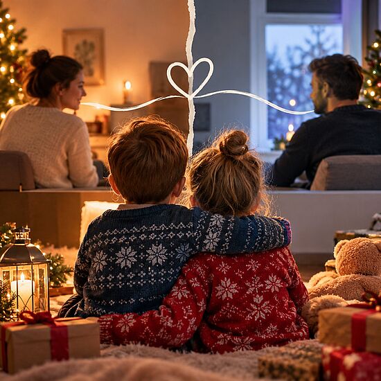 Getrennt - 
das erste Weihnachten danach 
mit den Kindern