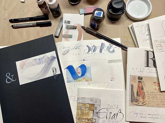 Kalligrafie - Mein Skizzenbuch